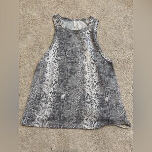 Z Supply Gray Snake Print Tank Top